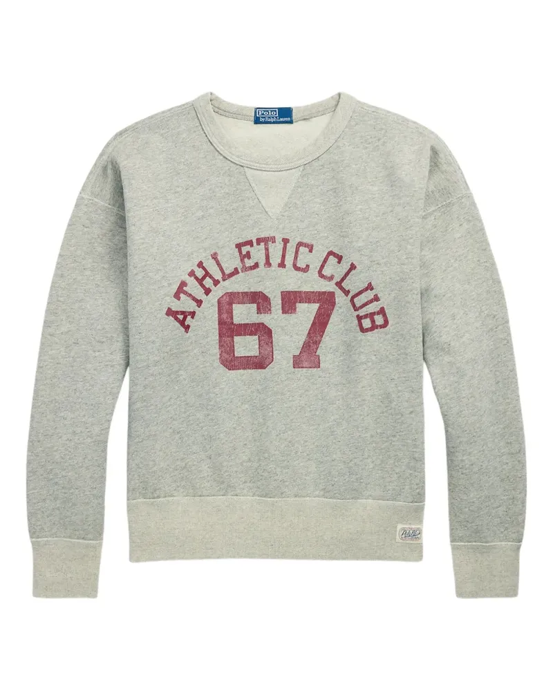 Ralph Lauren Sweatshirt mit grafischem Print - Grau Grau