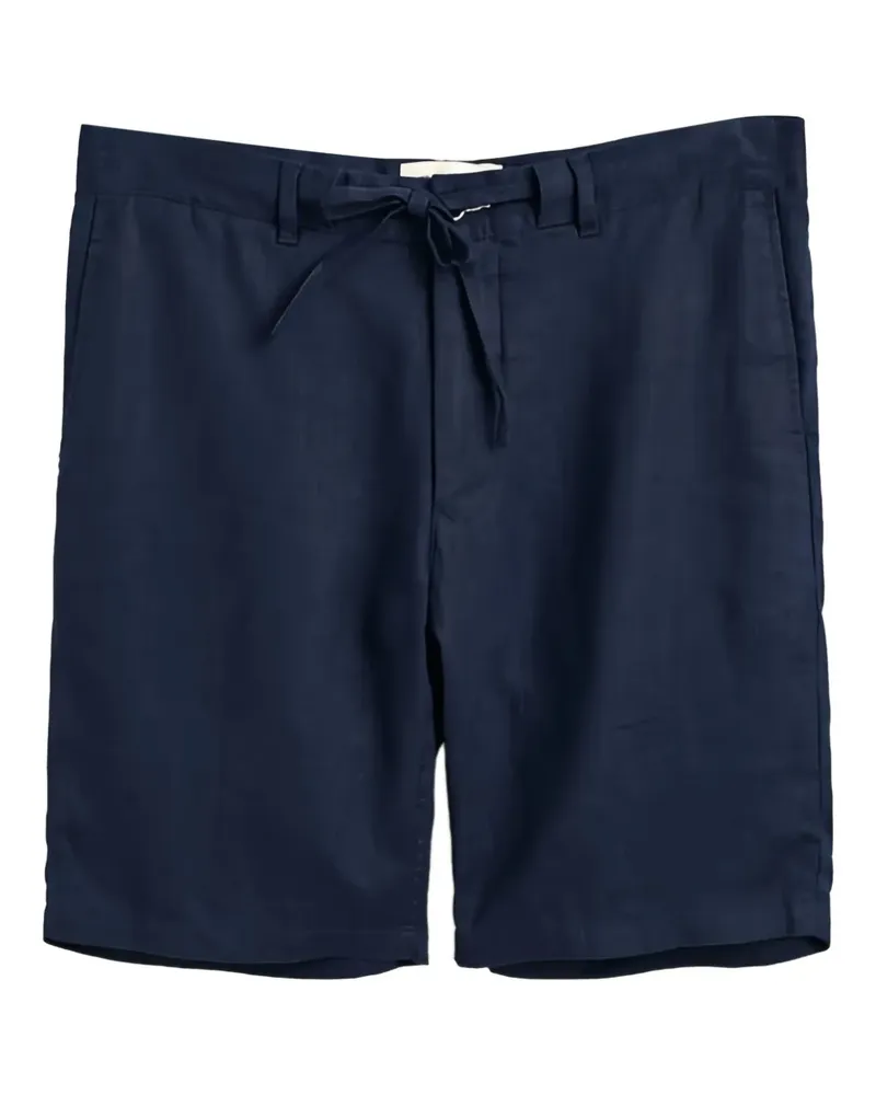 Gant drawstring linen shorts - Blau Blau