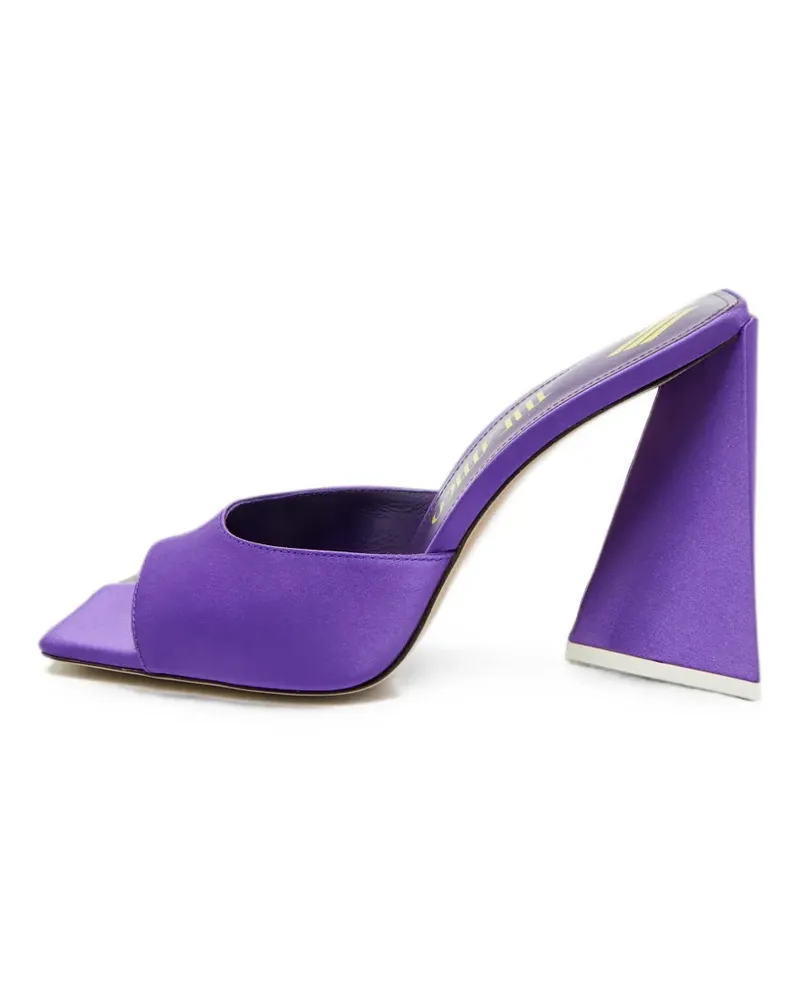 ATTICO Devon satin heeled sandals - Violett Violett