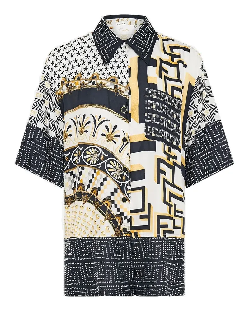 Camilla Temples Of Dendara shirt - Schwarz Schwarz
