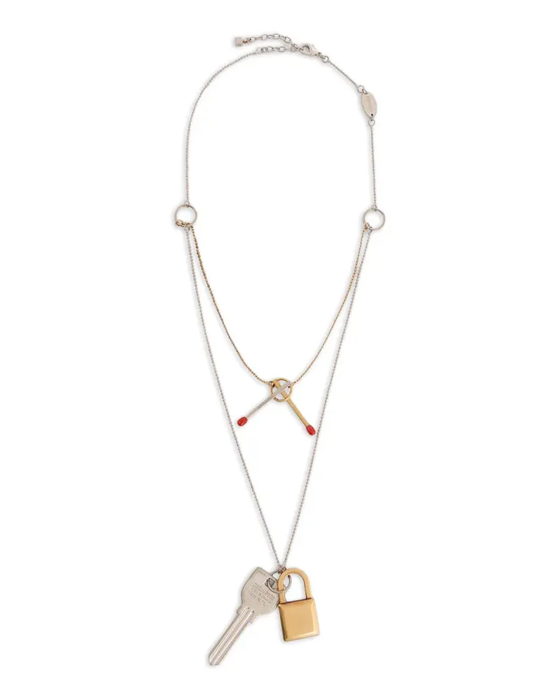 Dsquared2 D2 charmante Halskette - Silber Silber