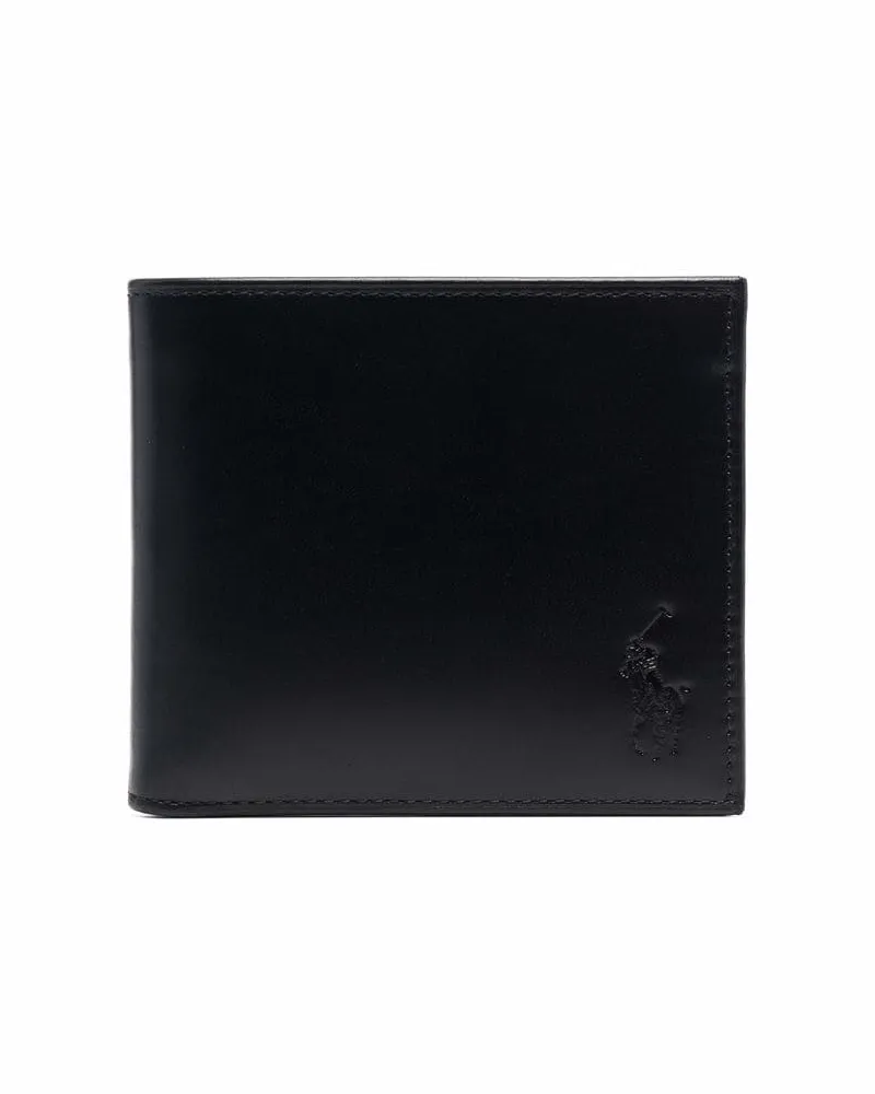 Ralph Lauren Portemonnaie mit Logo-Prägung - Schwarz Schwarz