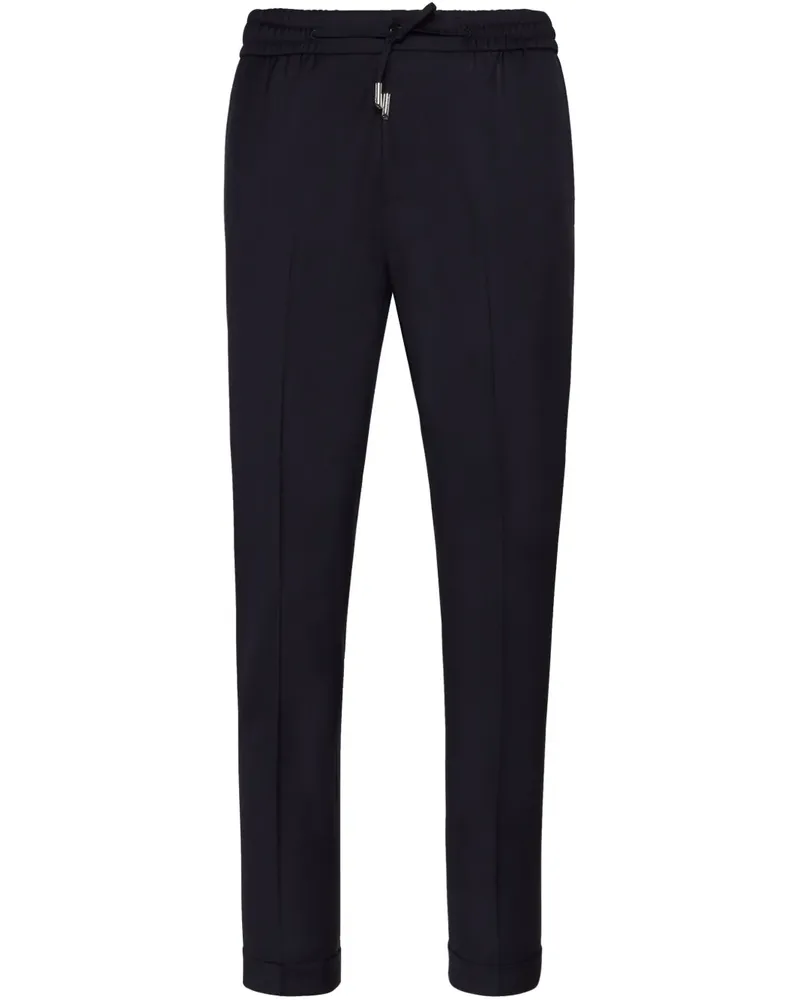 Billionaire Chino aus Wolle - Blau Blau