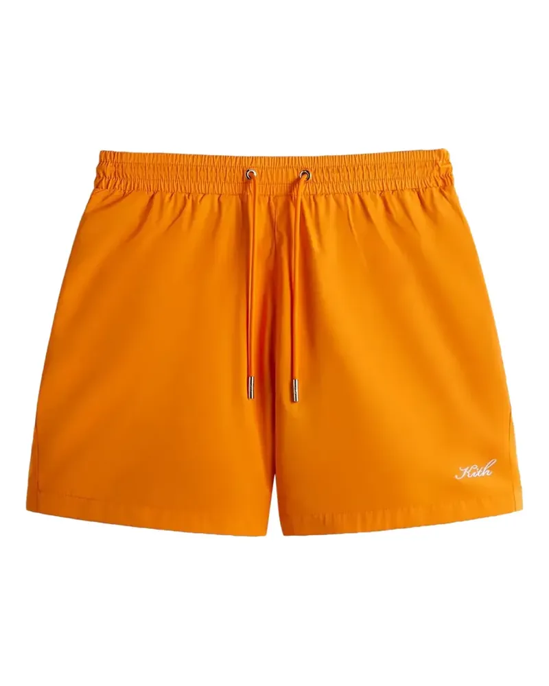 KITH drawstring running shorts - Orange Orange