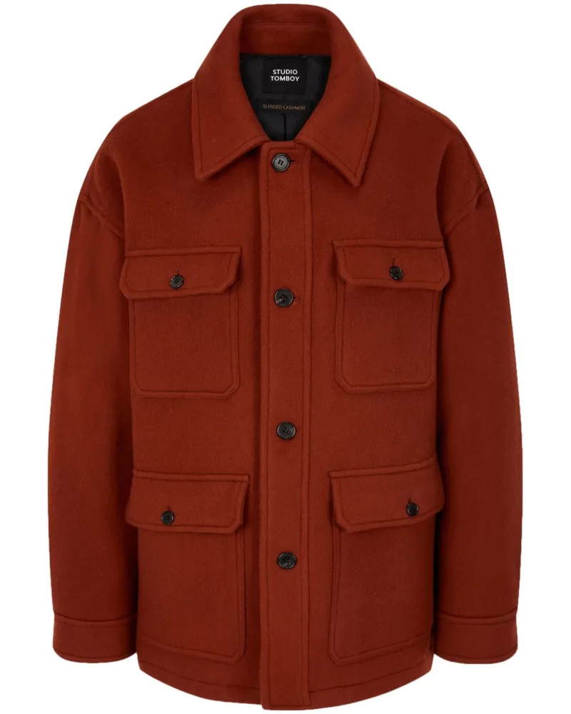 STUDIO TOMBOY Jacke aus Wolle - Orange Orange