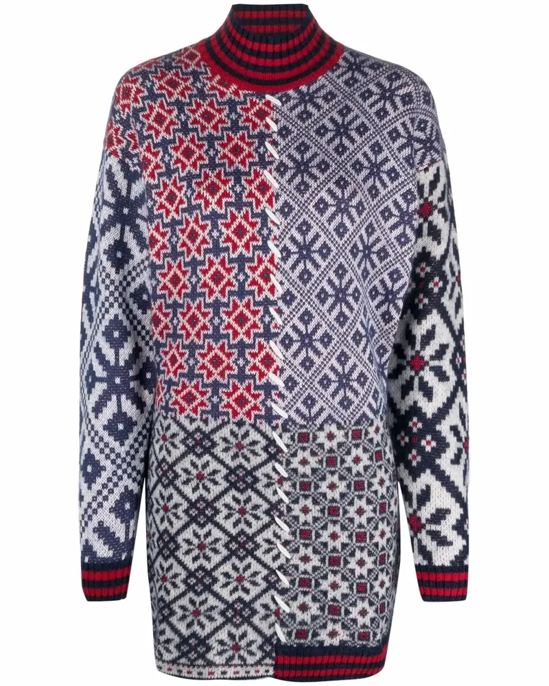 Golden Goose Kleid mit Patchwork-Detail - Weiß Weiß