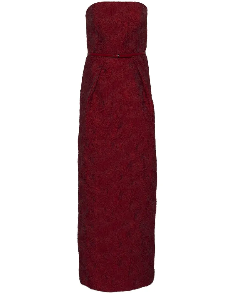 Max Mara Manto Maxikleid - Rot Rot