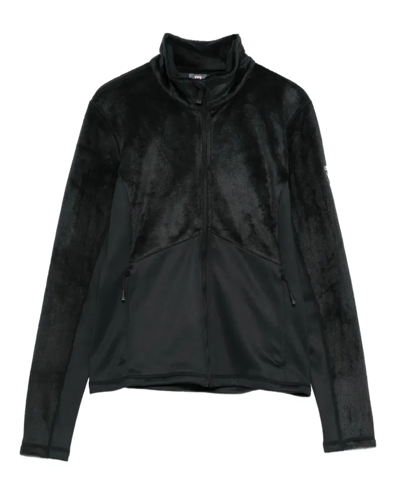 Rossignol Fleecejacke mit Reißverschluss - Schwarz Schwarz