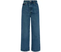 organic cotton straight-leg jeans