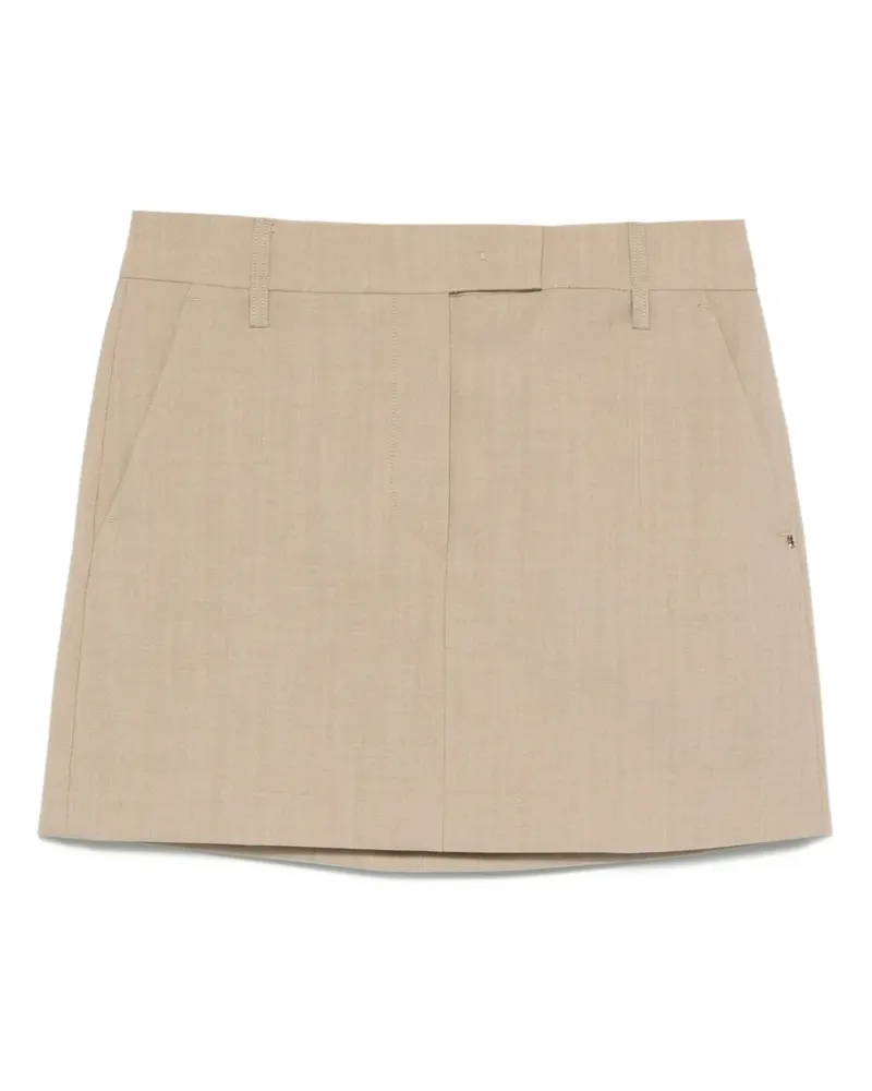 SPORTMAX Tweed-Minirock - Nude Nude
