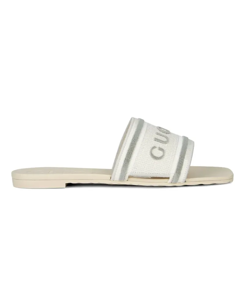 Gucci logo-detail sandals - Weiß Weiß