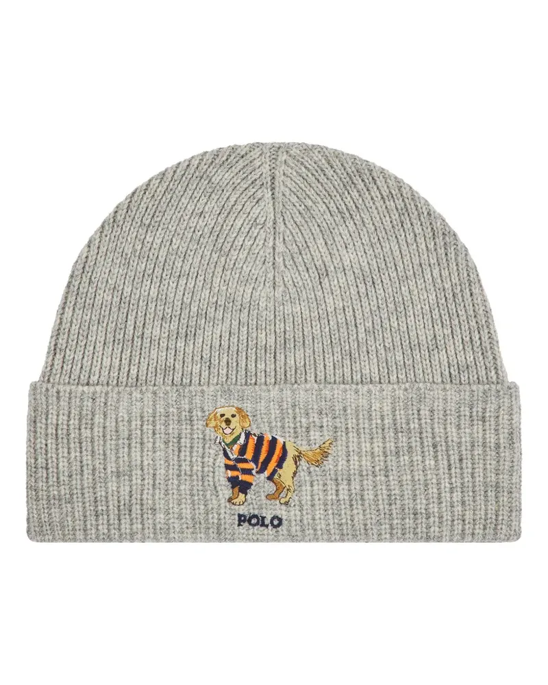 Ralph Lauren Golden Retriever Beanie - Grau Grau