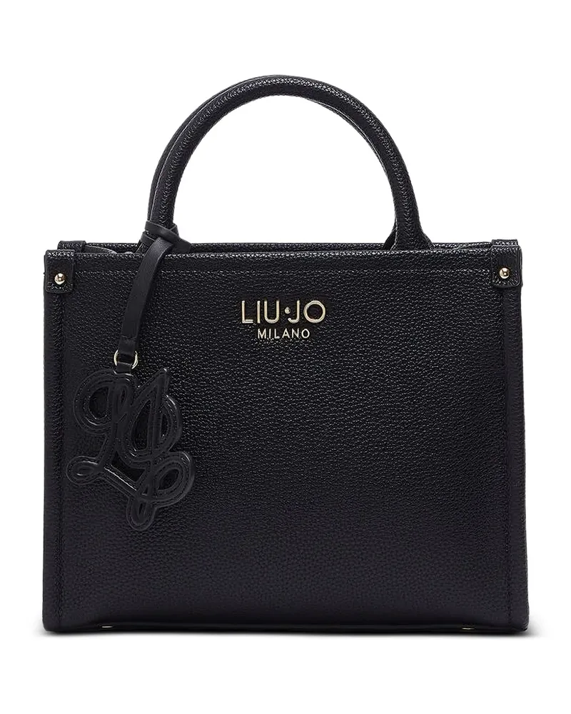 Liu Jo Kleine Tasche mit Anhänger - Schwarz Schwarz