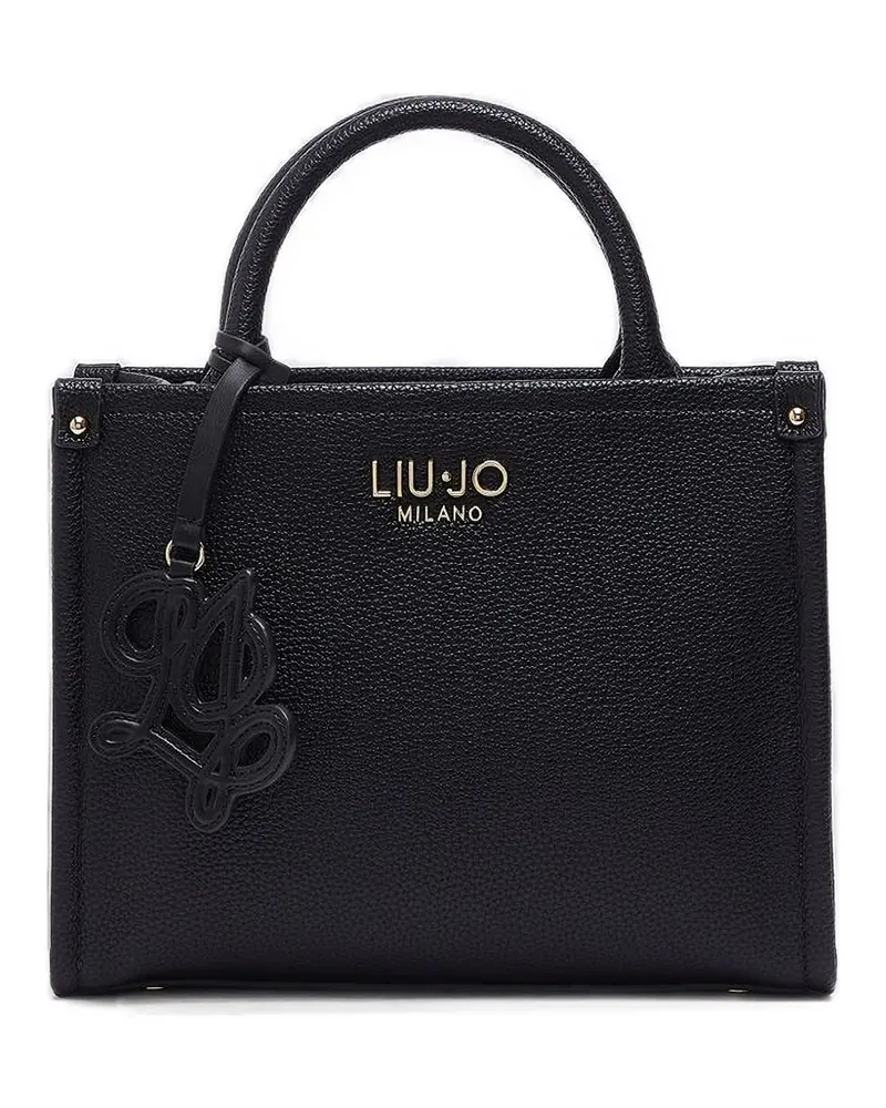 Liu Jo Kleine Tasche mit Anhänger - Schwarz Schwarz
