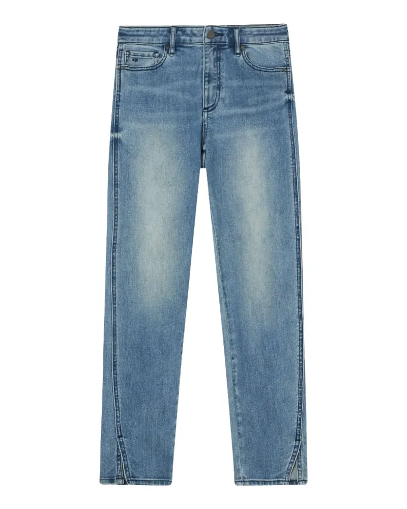 Armani Exchange super-skinny side-slit jeans - Blau Blau