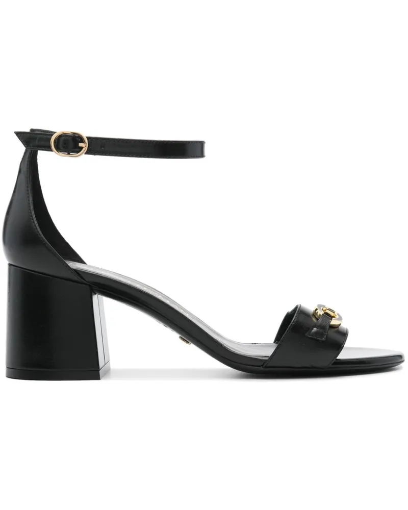 Stuart Weitzman SW Signatur Sandalen 70mm - Schwarz Schwarz