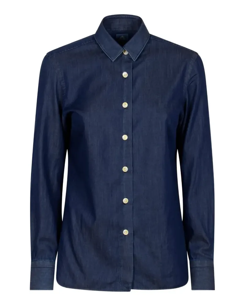 Finamore 1925 button-up denim shirt - Blau Blau