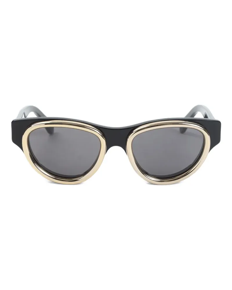 Loewe mini Anagram Swan sunglasses - Schwarz Schwarz