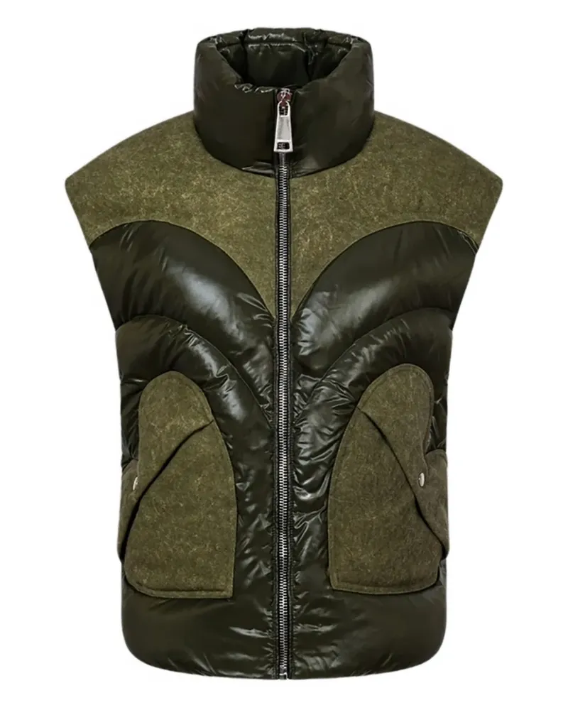 KHRISJOY Corazon padded gilet - Grün Grün