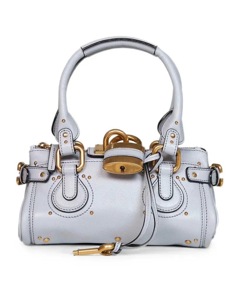 Chloé Schultertasche mit Nietenverzierung - Blau Blau