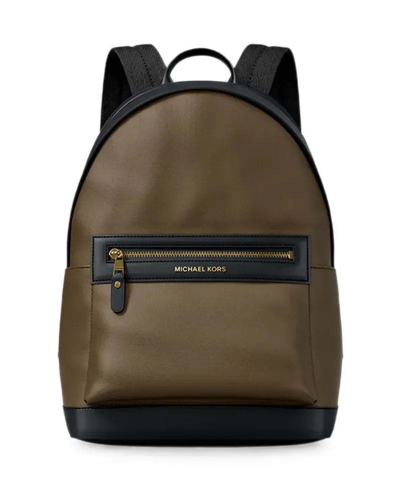Michael Kors Rucksack mit Logo-Print - Schwarz Schwarz