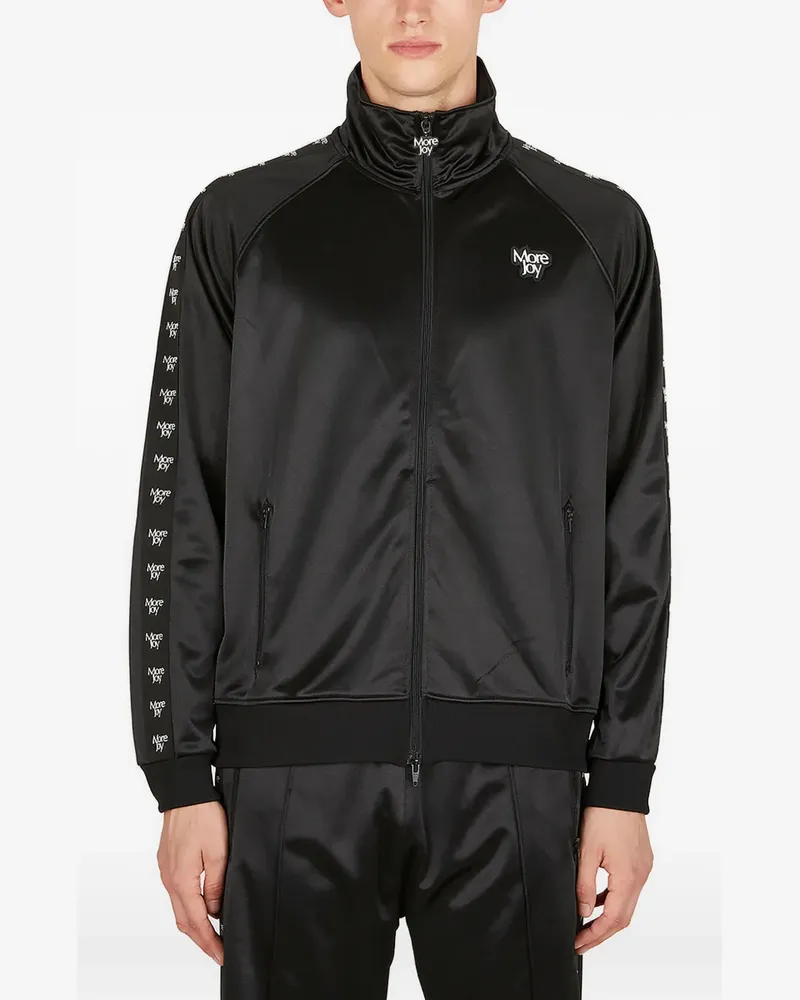 MORE JOY Sweatshirt mit Reißverschluss - Schwarz Schwarz