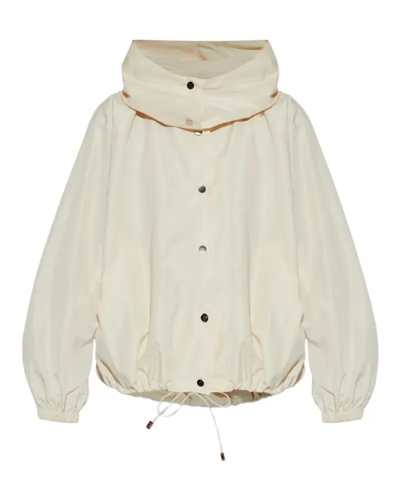 Róhe drawstring hooded jacket - Nude Nude