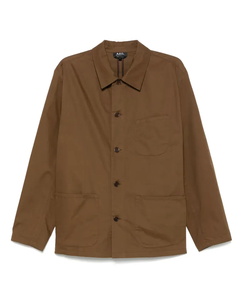A.P.C. Jacke aus Baumwolle - Braun Braun