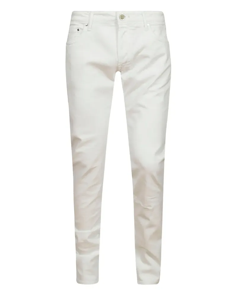 Hand Picked five-pocket jeans - Weiß Weiß
