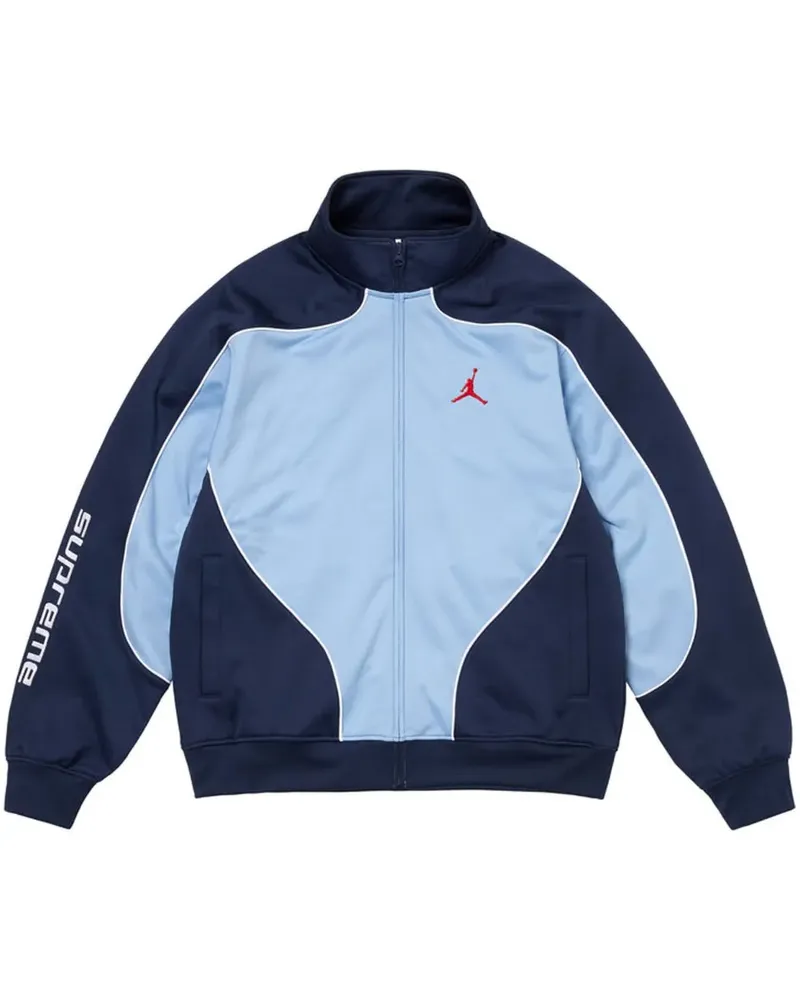 Supreme Being x Jordan Tricot Sportjacke - Blau Blau