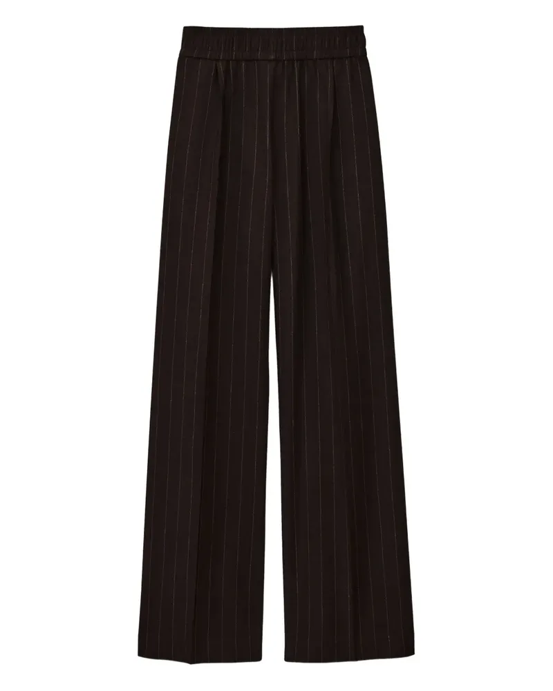 ba&sh Handrew Hose mit Nadelstreifen - Schwarz Schwarz