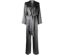 Jumpsuit im Kimono-Look - Grau