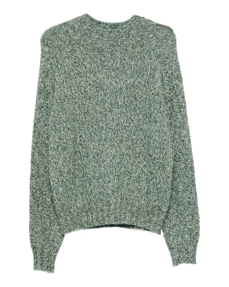 Ballantyne Melierter Pullover mit Raglanärmeln - Grün Grün