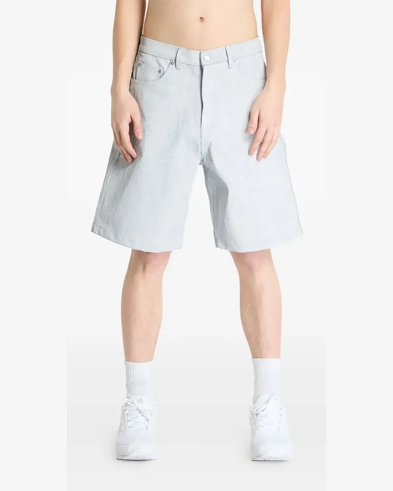PLEASURES Whiteout Baggy Shorts - Weiß Weiß