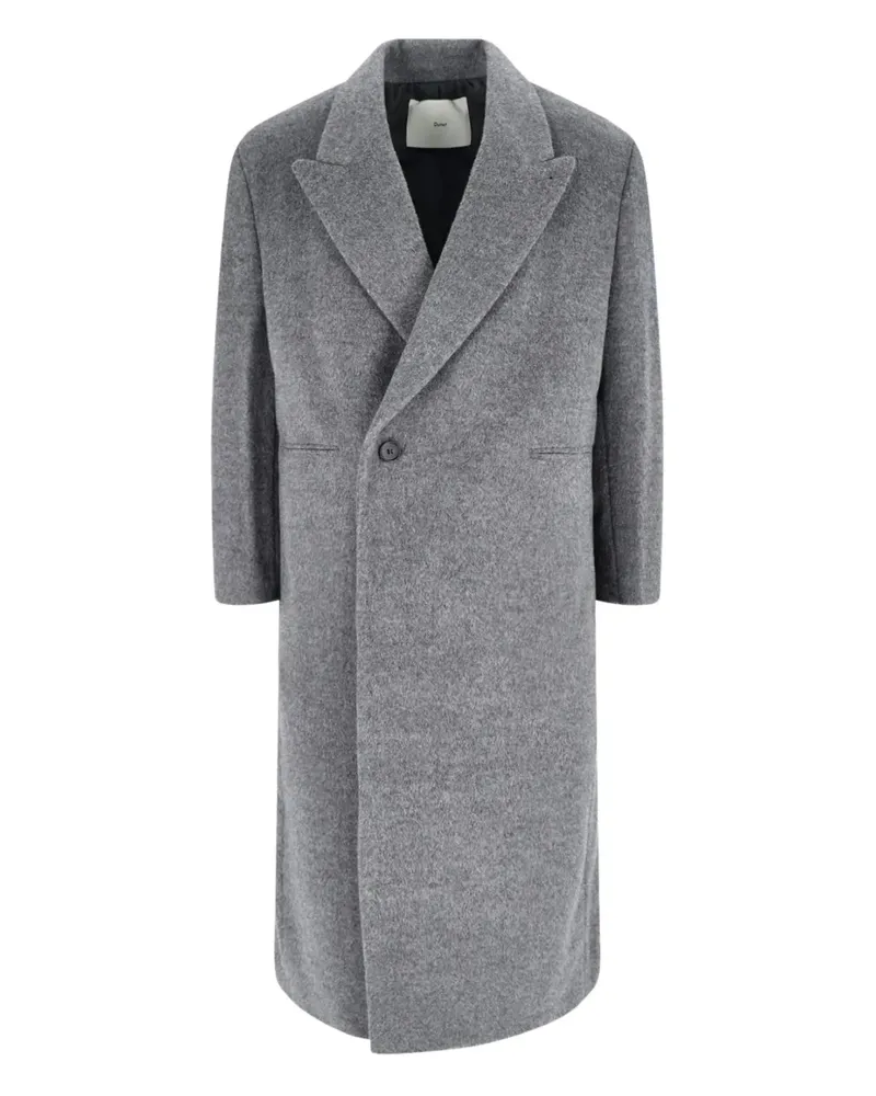 Dunst button single-breasted coat - Grau Grau