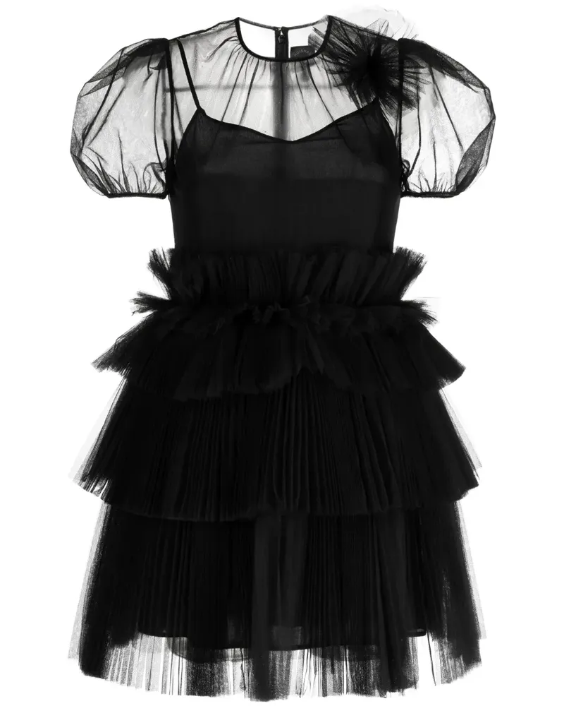 Huishan Zhang Telsha Kleid - Schwarz Schwarz