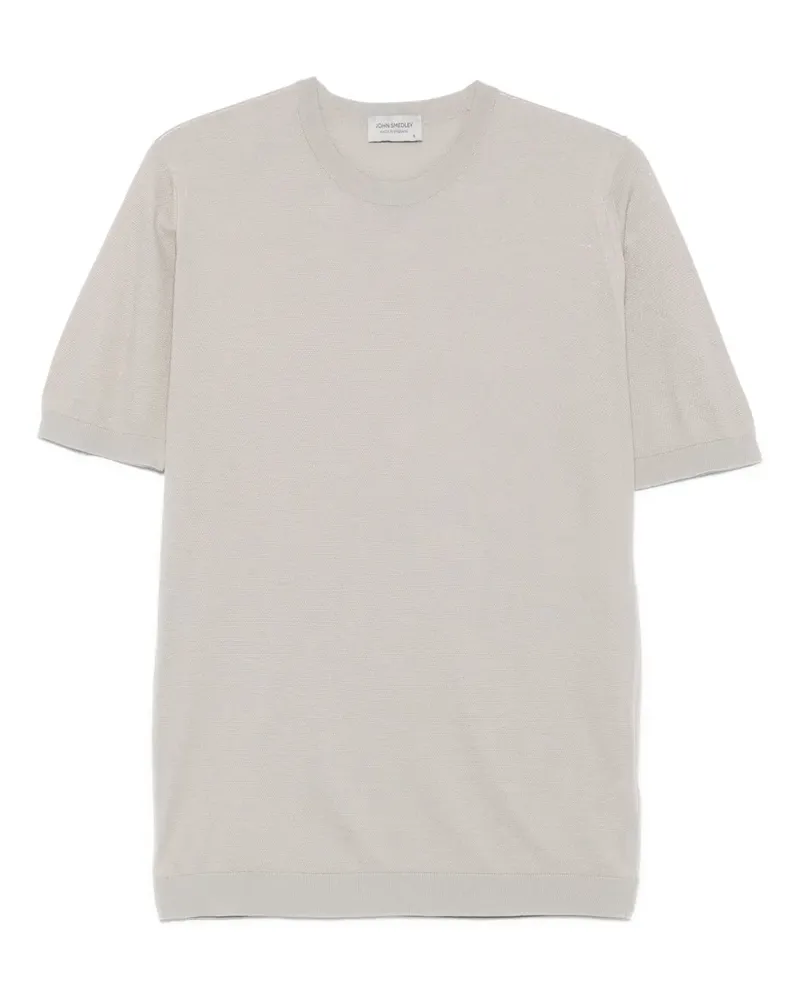 John Smedley Park T-Shirt - Grau Grau