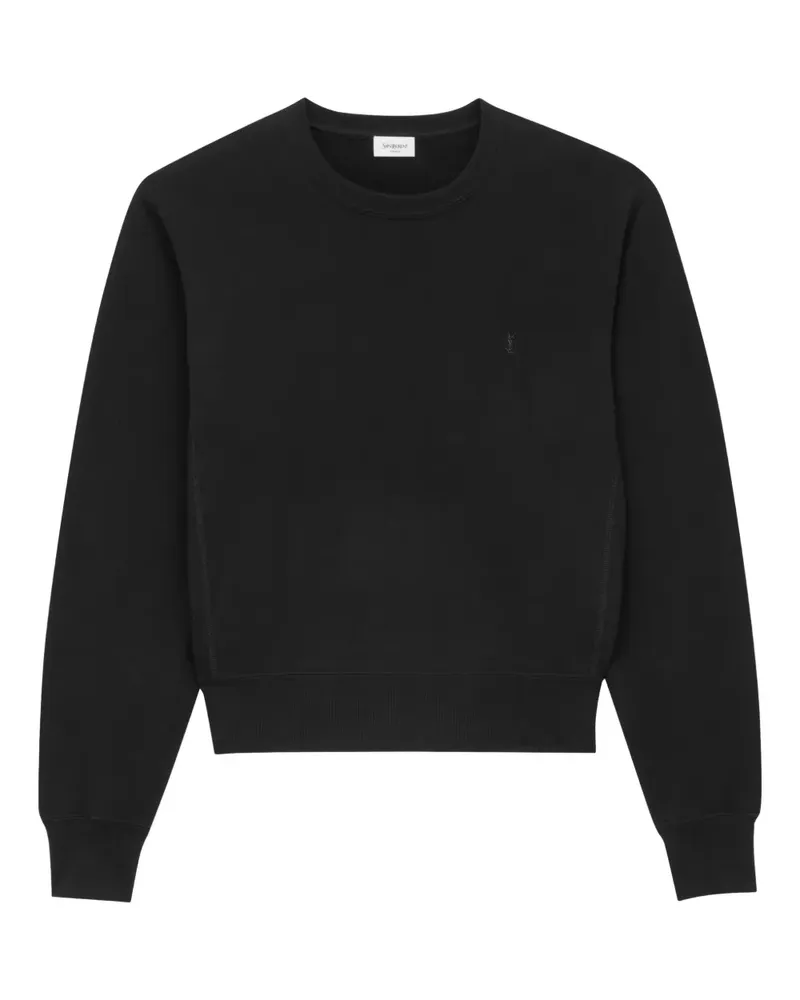 Saint Laurent Pullover mit Cassandre-Stickerei - Schwarz Schwarz