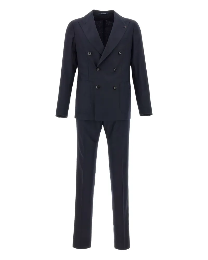 Tagliatore peak-lapels double-breasted suit (two-piece) - Blau Blau