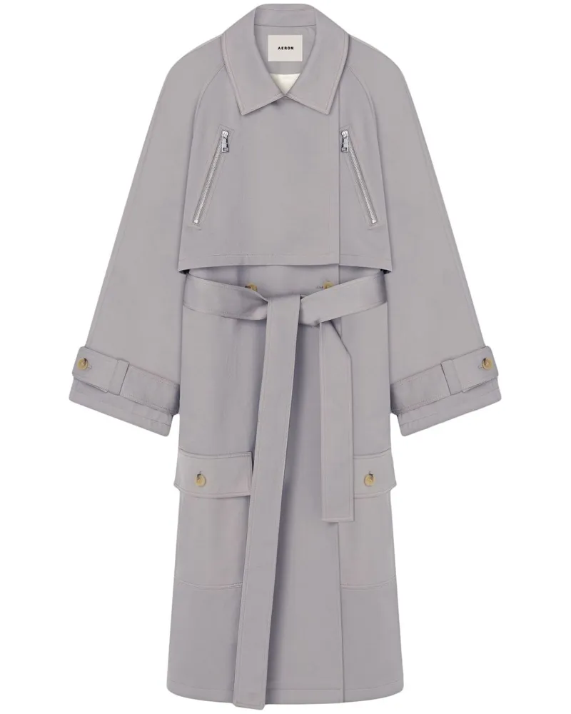 AERON Avery Trenchcoat - Grau Grau