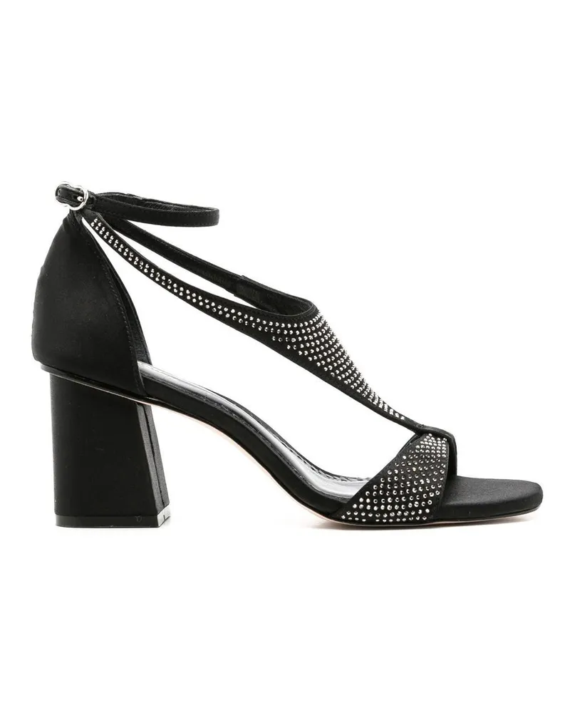 Sarah Chofakian Sandalen mit Kristallen - Schwarz Schwarz