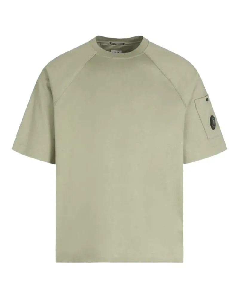 C.P. Company Lens-detail raglan-sleeve T-shirt - Grün Grün
