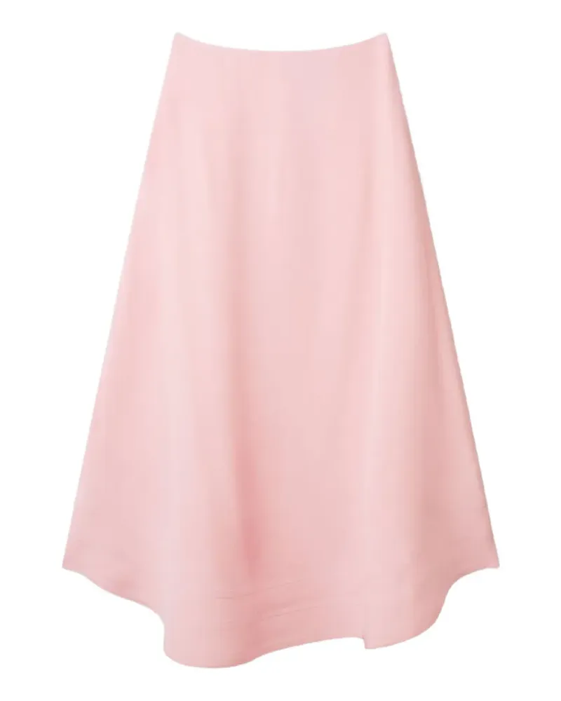 Stella McCartney midi ruffled halterneck skirt - Rosa Rosa