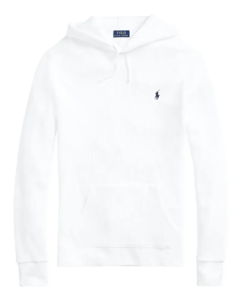 Ralph Lauren logo-embroidered hoodie - Weiß Weiß