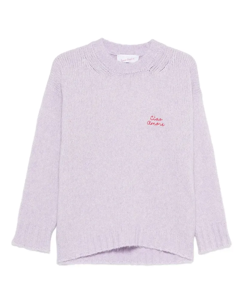Giada Benincasa Pullover mit Rundhalsausschnitt - Violett Violett