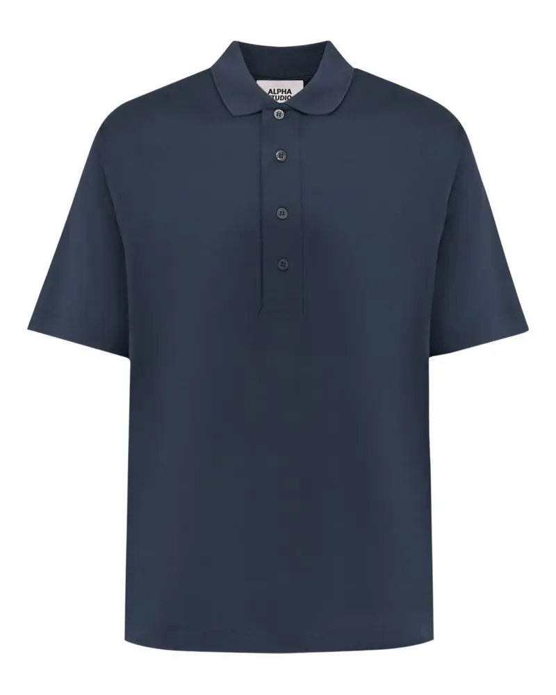 Alpha Studio Klassisches Poloshirt - Blau Blau