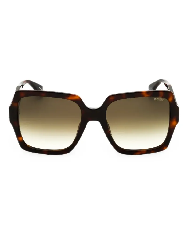 Moschino Sonnenbrille im Oversized-Look - Braun Braun