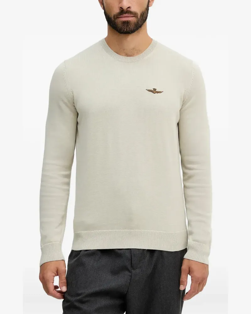 Aeronautica Militare embroidered sweater - Nude Nude