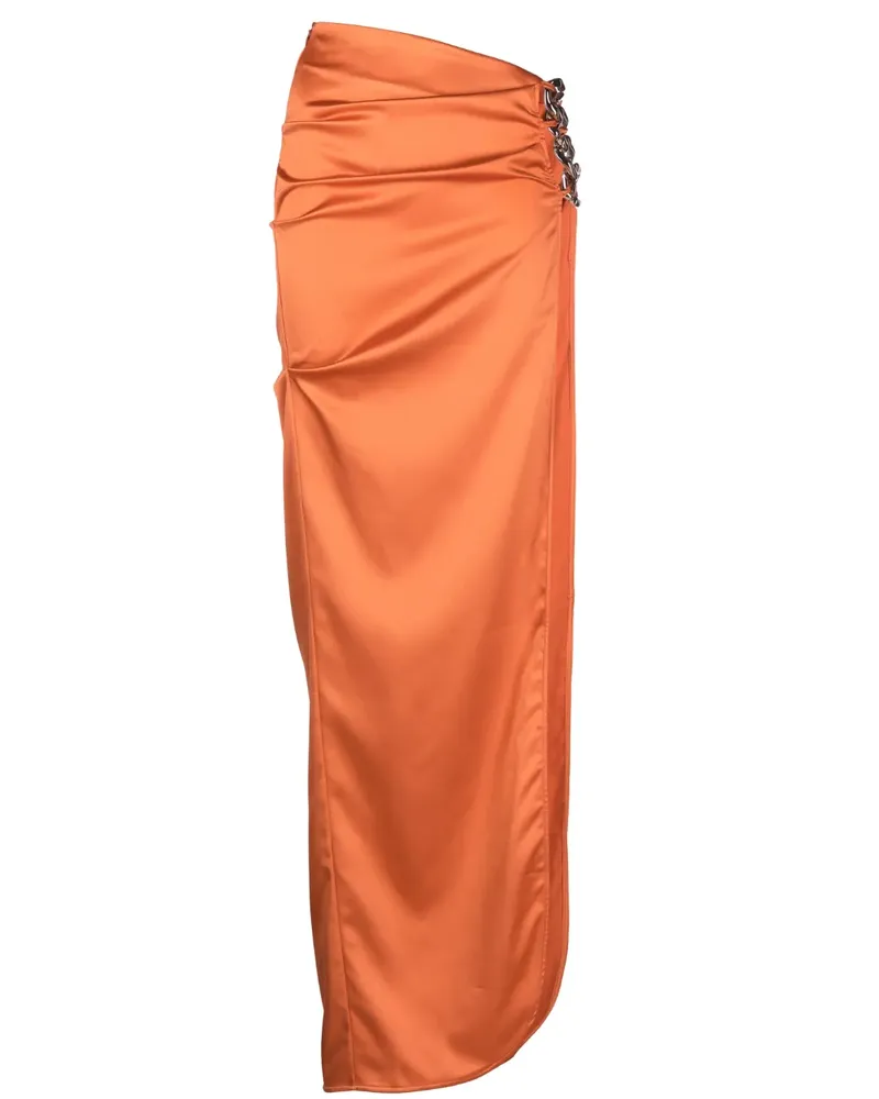 GCDS Maxirock mit Schlitz - Orange Orange