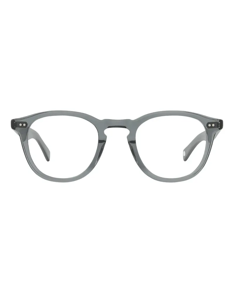 Garrett Leight Runde Hampton Brille - Grau Grau
